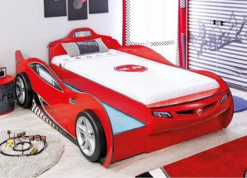 CARBED Кровать-машина Coupe с выдвижной кроватью Red 20.03.1306.00 в Толмачёво - tolmachyovo.mebel54.com | фото