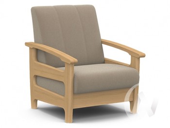 Кресло для отдыха Омега (бук лак/CATANIA LATTE) в Толмачёво - tolmachyovo.mebel54.com | фото
