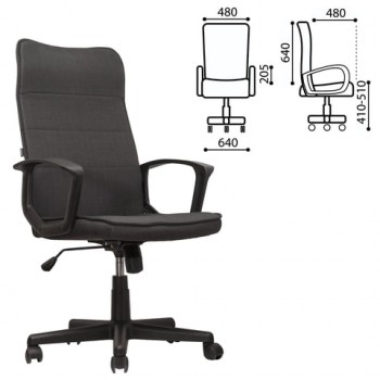 Кресло офисное BRABIX Delta EX-520 (серый) в Толмачёво - tolmachyovo.mebel54.com | фото