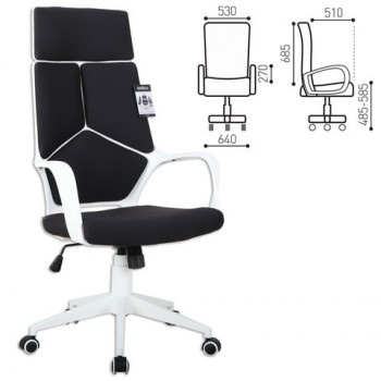 Кресло офисное BRABIX Prime EX-515 (черная ткань) в Толмачёво - tolmachyovo.mebel54.com | фото