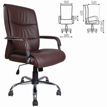 Кресло офисное BRABIX Space EX-508 (коричневый) в Толмачёво - tolmachyovo.mebel54.com | фото