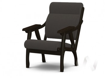 Кресло Вега-10 (венге лак/ULTRA GRAFIT) в Толмачёво - tolmachyovo.mebel54.com | фото