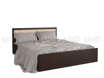 Кровать с подъемным механизмом 1,6 Фиеста (Венге/Дуб беленый) в Толмачёво - tolmachyovo.mebel54.com | фото