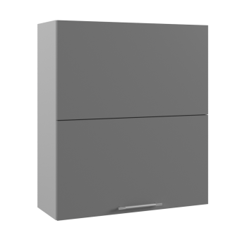 Ройс ПГПМ 800 Шкаф верхний Blum Aventos HF (Графит софт/корпус Серый) в Толмачёво - tolmachyovo.mebel54.com | фото