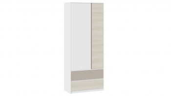 Шкаф для одежды комбинированный «Сканди» Дуб Гарден/Белый/Глиняный серый в Толмачёво - tolmachyovo.mebel54.com | фото